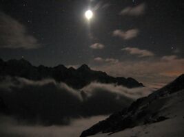 Заилийка ночью