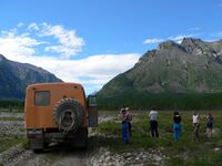 У въезда в долину