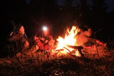 Вечерние байки у костра