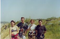 На тренировке в Искитимском карьере