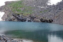 Фото 88. Моренное озеро под пер.Чиимташ.