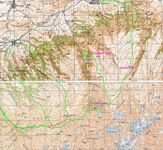 Предлагаем варианты маршрутов 1-ой категории сложности по району похода.