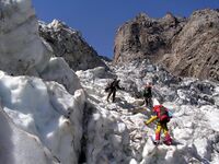 На ледопаде Райгородского