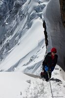 Первая верёвка, вид с плоской площадки