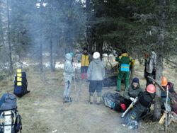 Первое утро на маршруте