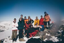 Группа на перевале.