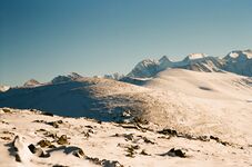 Вид на Белуху с гребня Кара-Тюрека