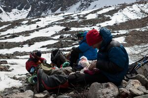 Обед перед бараньими лбами
