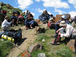 Самый сложный перевал С-З Памира - пер.Белькандоу. Не всяк на него взберется, "НК", однако. Нам удалось.