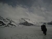 на леднике Сатпаева
