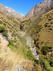 Фото 43. Нижняя часть долины р.Желькарагай.