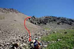 Фото 10. Пер. Панорамный со стороны р. Кельтор