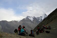 На перевале Верхне-Джаупайский.