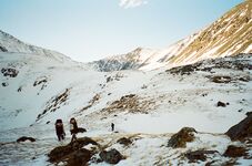 Подъём к перевалу Аккем со стороны Аккема.