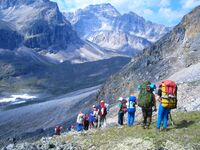 Спуск к р. Бюрокан