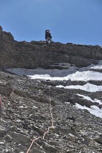 Перила на западном взлёте