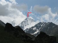 Вид на вершину ~4000