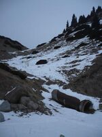 Рис. 3. Поворот от БАО в сторону пер. Советов (1А).