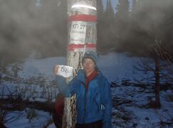 Успели взять это КП в сумерках, прежде, чем стало совсем темно