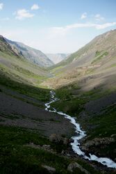 Фото 4. Вид вниз по р.Савакотурур примерно от первого водопада.