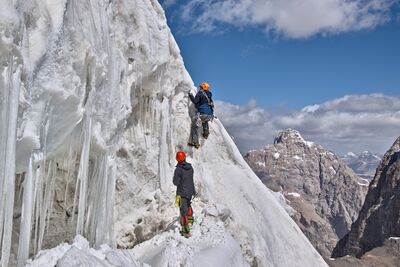 Облаз бергшрунда.